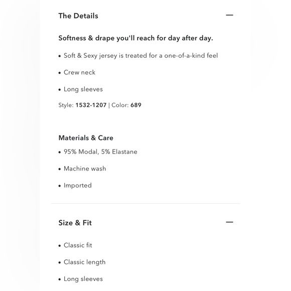 Women’s American Eagle Soft & Sexy Long Sleeve Jersey Crew Neck Shirt Size Small - Picture 16 of 16